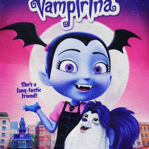  WNQY Vampirina Little Girls Dress Princess Cartoon Party Dress