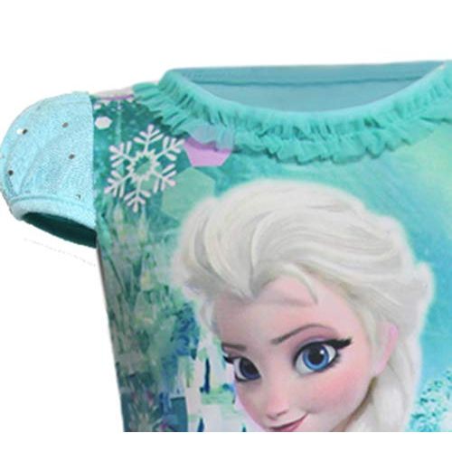  WNQY Toddler Cartoon Party Costume Little Girls Princess Elsa Gown Dress
