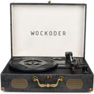 [아마존핫딜][아마존 핫딜] WOCKODER Vinyl Record Player Turntable Vintage Record Player with Speakers Portable Turntable Wireless LP Player Retro Record Player Classic Turntable