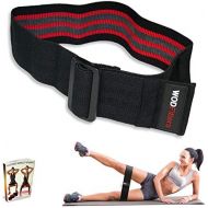 [아마존 핫딜]  [아마존핫딜]WODFitters Adjustable Non-Slip Hip Resistance Band Circle - Fabric Hip Band Replaces Several Resistance Bands with Just One - Adjustable to Your Fitness Level with a Simple Buckle- Adjustable