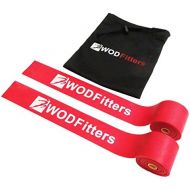 [아마존 핫딜]  [아마존핫딜]WODFitters Floss Bands for Muscle Compression Tack & Flossing, Mobility & Recovery WODs - Latest Technology - Choose from 2 or Extra Wide 4 - 2 Pack with Carrying Bag