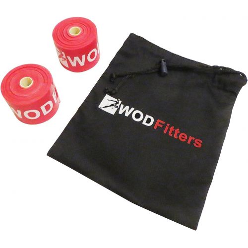  [아마존 핫딜]  [아마존핫딜]WODFitters Floss Bands for Muscle Compression Tack & Flossing, Mobility & Recovery WODs - Latest Technology - Choose from 2 or Extra Wide 4 - 2 Pack with Carrying Bag