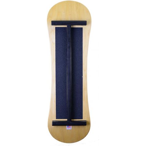  [아마존 핫딜] [아마존핫딜]WODFitters Vew-Do Flow Balance Board with Patented Track and Rock Design - Provides Exceptional Toe/Heel and Rotational Balance for Snowboarding, Wake