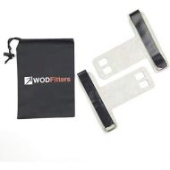 [아마존 핫딜] WODFitters Textured Leather Hand Grips for Cross Training, Kettlebells, Powerlifting, Chin Ups, Pull Ups, WODs & Gymnastics  with Grips Storage Pouch