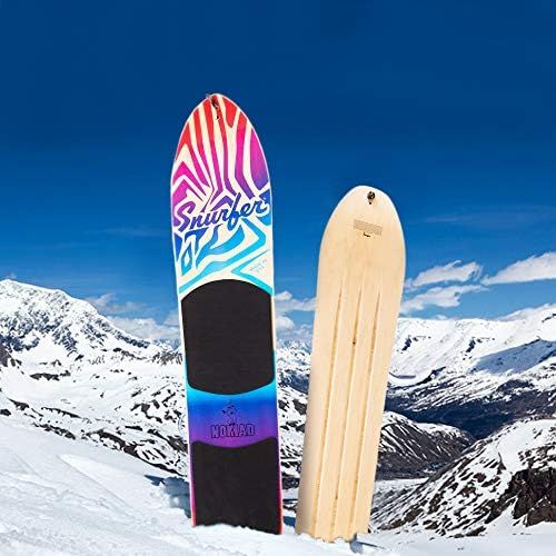  [아마존베스트]WODFitters - SNURFER - The Nomad Snow Surfer - Snow Surfer Board - Great Snowboarding Alternative - Blue/Green