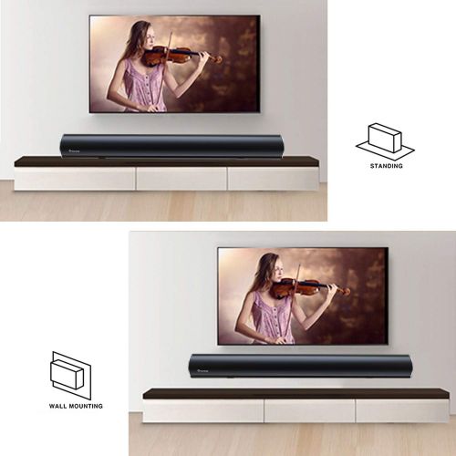  [아마존 핫딜] [아마존핫딜]WOHOME 2.1 Channel Bluetooth Sound Bar with Built-in Dual Subwoofer Wohome TV Soundbar 38-Inch 80W 6 Drivers 105dB Remote Control AUX Optical ARC Inputs Model S29