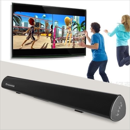  [아마존베스트]Wohome TV Sound Bar Wireless Bluetooth and Wired Home Theater Speaker System (40, 6 Drivers, 80W, 3D Surround Sound,105dB Audio Output, Remote Control, Wall Mountable, Model S9920)