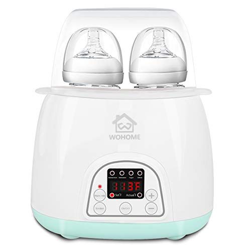  [아마존베스트]Bottle Warmer Sterilizer, WOHOME 5-in-1 Baby Bottle Warmer with Rapid Heating Warm Milk...