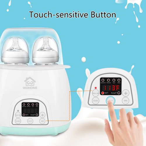  [아마존베스트]Bottle Warmer Sterilizer, WOHOME 5-in-1 Baby Bottle Warmer with Rapid Heating Warm Milk...