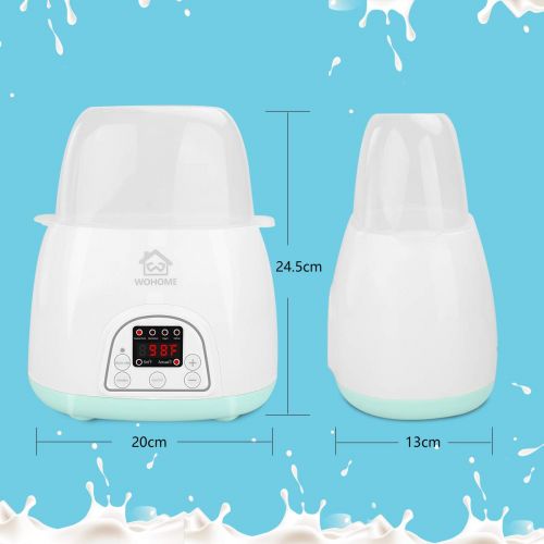  [아마존베스트]Bottle Warmer Sterilizer, WOHOME 5-in-1 Baby Bottle Warmer with Rapid Heating Warm Milk...