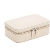 WOLF 392253 Sophia Zip Case Jewelry Box, Ivory