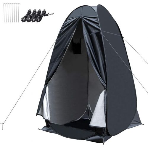  WOLFWILL Portable Pop Up Camping Shower Privacy Tent Dressing Changing Room Shelter for Beach Camp Toilet Outdoor with Carrying Bag