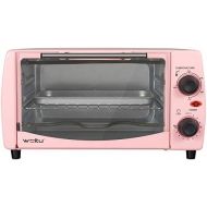 [아마존베스트]WOLTU BF10rs Mini Oven 12 Litres 800 Watt Toaster Oven Pizza Oven Crumb Tray with Timer Mini Oven for Pizza, Toast, Turkey, Hot Dogs Pink