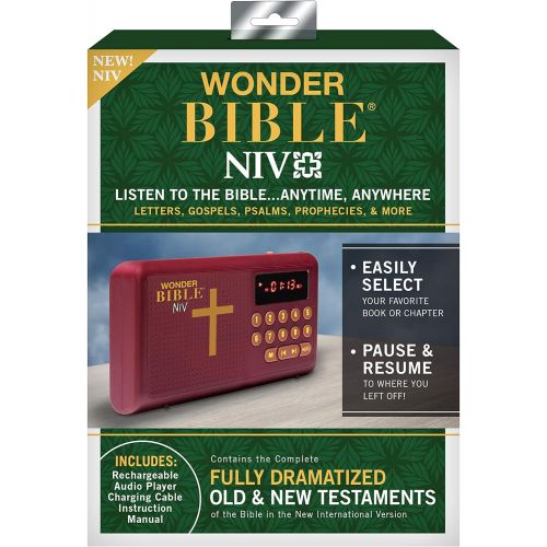  [아마존베스트]Wonder Bible NIV- The Talking Audio Bible Player (New International Version), As Seen on TV