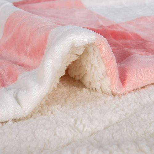  WONDER MIRACLE Fuzzy Blanket or Fluffy Blanket for Baby Girl or boy, Soft Warm Cozy Coral Fleece Toddler, Infant or Newborn Receiving Blanket for Crib, Stroller, Travel, Outdoor, Decorative(28 x