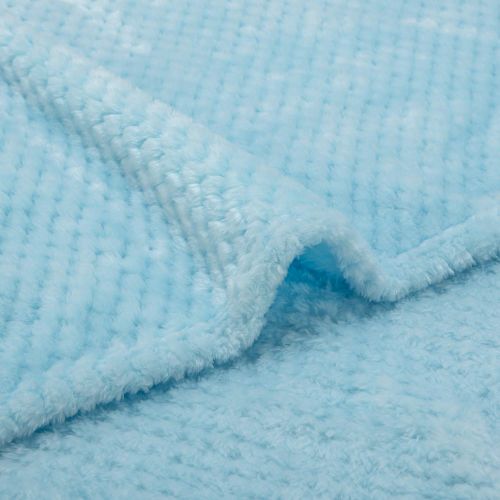  WONDER MIRACLE Fuzzy Blanket or Fluffy Blanket for Baby Girl or boy, Soft Warm Cozy Coral Fleece Toddler, Infant or Newborn Receiving Blanket for Crib, Stroller, Travel, Outdoor, Decorative(28 x