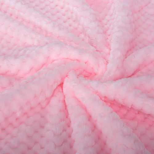  WONDER MIRACLE Fuzzy Blanket or Fluffy Blanket for Baby Girl or boy, Soft Warm Cozy Coral Fleece Toddler, Infant or Newborn Receiving Blanket for Crib, Stroller, Travel, Outdoor, Decorative(28 x