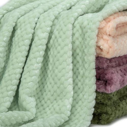  WONDER MIRACLE Fuzzy Blanket or Fluffy Blanket for Baby Girl or boy, Soft Warm Cozy Coral Fleece Toddler, Infant or Newborn Receiving Blanket for Crib, Stroller, Travel, Outdoor, Decorative(28 x