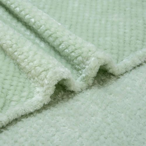  WONDER MIRACLE Fuzzy Blanket or Fluffy Blanket for Baby Girl or boy, Soft Warm Cozy Coral Fleece Toddler, Infant or Newborn Receiving Blanket for Crib, Stroller, Travel, Outdoor, Decorative(28 x