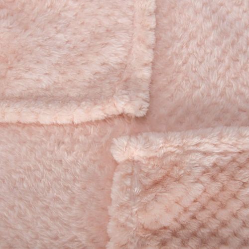  WONDER MIRACLE Fuzzy Blanket or Fluffy Blanket for Baby Girl or boy, Soft Warm Cozy Coral Fleece Toddler, Infant or Newborn Receiving Blanket for Crib, Stroller, Travel, Outdoor, Decorative(28 x