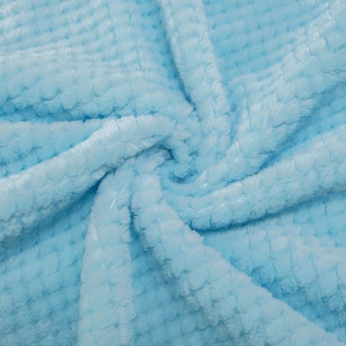  WONDER MIRACLE Fuzzy Blanket or Fluffy Blanket for Baby Girl or boy, Soft Warm Cozy Coral Fleece Toddler, Infant or Newborn Receiving Blanket for Crib, Stroller, Travel, Outdoor, Decorative(28 x