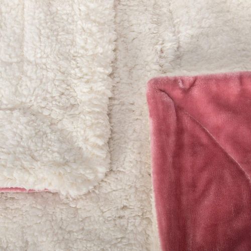  WONDER MIRACLE Fuzzy Blanket or Fluffy Blanket for Baby Girl or boy, Soft Warm Cozy Coral Fleece Toddler, Infant or Newborn Receiving Blanket for Crib, Stroller, Travel, Outdoor, Decorative(28 x