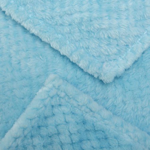  WONDER MIRACLE Fuzzy Blanket or Fluffy Blanket for Baby Girl or boy, Soft Warm Cozy Coral Fleece Toddler, Infant or Newborn Receiving Blanket for Crib, Stroller, Travel, Outdoor, Decorative(28 x