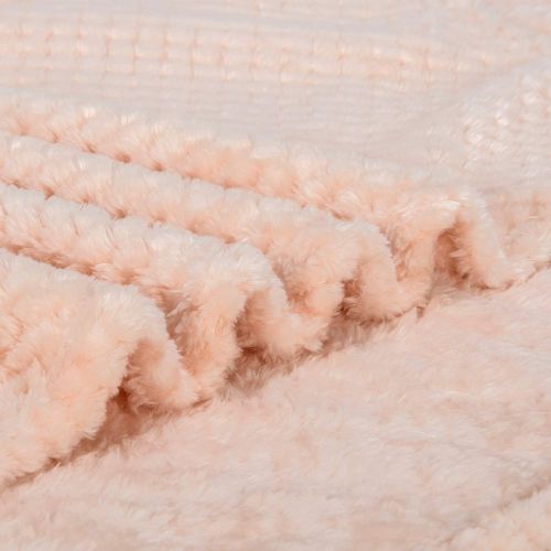  WONDER MIRACLE Fuzzy Blanket or Fluffy Blanket for Baby Girl or boy, Soft Warm Cozy Coral Fleece Toddler, Infant or Newborn Receiving Blanket for Crib, Stroller, Travel, Outdoor, Decorative(28 x