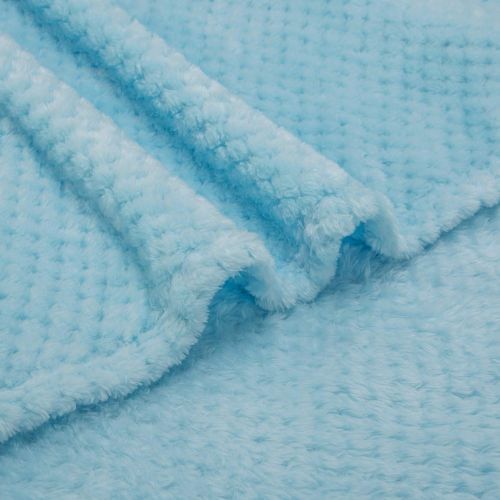  WONDER MIRACLE Fuzzy Blanket or Fluffy Blanket for Baby Girl or boy, Soft Warm Cozy Coral Fleece Toddler, Infant or Newborn Receiving Blanket for Crib, Stroller, Travel, Outdoor, Decorative(28 x