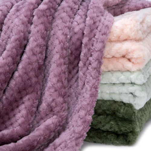  WONDER MIRACLE Fuzzy Blanket or Fluffy Blanket for Baby Girl or boy, Soft Warm Cozy Coral Fleece Toddler, Infant or Newborn Receiving Blanket for Crib, Stroller, Travel, Outdoor, Decorative(28 x