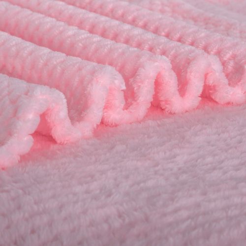  WONDER MIRACLE Fuzzy Blanket or Fluffy Blanket for Baby Girl or boy, Soft Warm Cozy Coral Fleece Toddler, Infant or Newborn Receiving Blanket for Crib, Stroller, Travel, Outdoor, Decorative(28 x