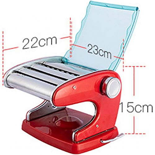  WOO Edelstahl 3 INN 1 Frischer Nudelmaschine Maschinenroller - Lasagne Spaghetti Tagliatelle Ravioli Fettuccine - mit 3 Cut Press Blade