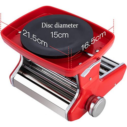  WOO Edelstahl 3 INN 1 Frischer Nudelmaschine Maschinenroller - Lasagne Spaghetti Tagliatelle Ravioli Fettuccine - mit 3 Cut Press Blade