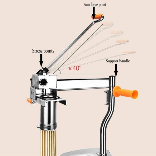  WOO 7 in 1 manuelle Nudelmaschine Frische Nudelmaschine Spaghetti Tagliatelle Ravioli Fettuccine