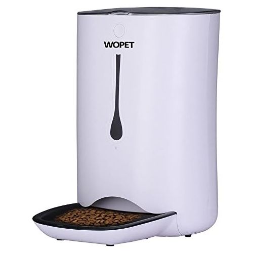  WOpet 7L Pet Feeder, Automatic Pet Feeder for Cats and Dogs,Auto Pet Feeder Food DispenserFeatures Distribution Alarms, Portion Control & Voice Recorder and Timer Programmable