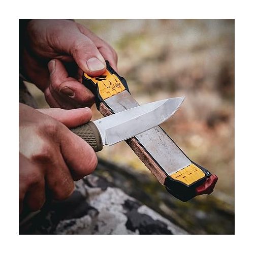  Work Sharp Guided Field Sharpener, Compact Travel Hunting Knife Sharpener Tool