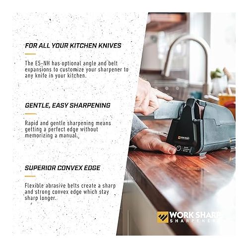  Work Sharp Professional Electric Culinary E5 Kitchen Knife Sharpener