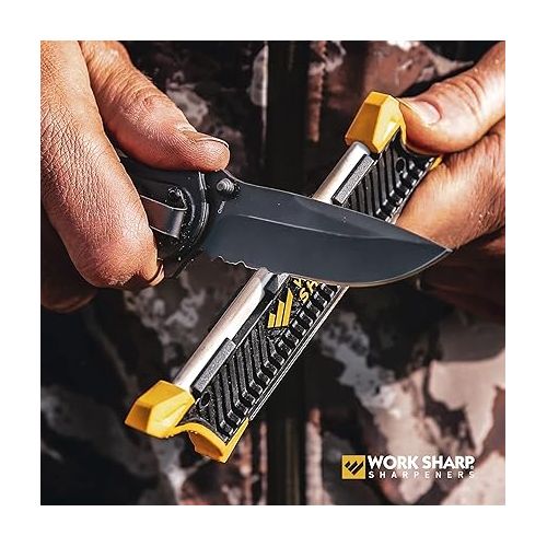  Work Sharp Portable Pocket and Hunting Knife Sharpener, WSGPS-W