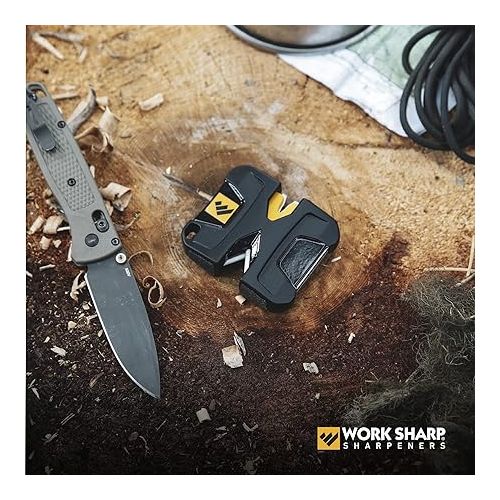  Work Sharp Portable Pivot Knife Sharpener, WSEDCPVT EDC, Black