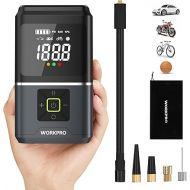 WORKPRO Tire Inflator Portable Air Compressor-7.2V Portable Air Pump for Car Tires with 5000mAh Battery-150PSI Portable Air Compressor for Cars Motorcycles Bikes-Tire Pump Air Pump for Inflatables