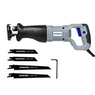 [아마존핫딜]WORKPRO Sabelsage Universalsage Reciprosage 2800RPM 710W Hublange 20mm mit 4 Sageblatter fuer Holz und Metall Werkzeugloser Sageblattwechsel