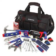 WORKPRO Home Reparatur Werkzeug Set Tagliche Handwerkzeuge mit offenen Mund Werkzeugtasche 156-teilig