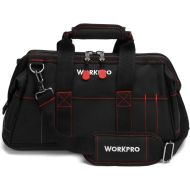 WORKPRO 16-inch Close Top Wide Mouth Tool Storage Bag with Water Proof Rubber Base, W081022A, 16