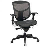 WORKPRO WorkPro Quantum 9000 Series Ergonomic Mid-Back Mesh/Mesh Chair, Black