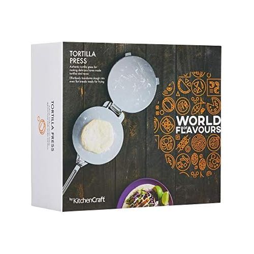  [아마존베스트]Kitchen Craft World Of Flavours Mexican Tortilla Press