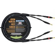 WORLDS BEST CABLES 6 Foot - Canare 4S11 ? Audiophile Grade - HiFi Star-Quad Single Speaker Cable for Center Channel with Eminence Gold Banana Connectors