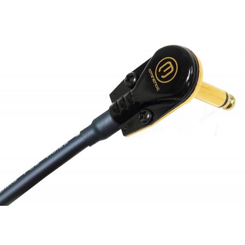  3 Units - 5 Inch - Pedal, Effects, Patch, Instrument Cable Custom Made by WORLDS BEST CABLES  Made Using Mogami 2319 Wire and Eminence Gold Plated ¼ inch (6.35mm) R/A Pancake Type