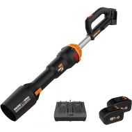 Worx Nitro 40V LEAFJET WG585 Leaf Blower Cordless with Battery & Charger, PowerShare, Blowers for Lawn Care Up to 165 MPH 620 CFM, Lightweight with High-Power Turbine Fan and Brushless Motor