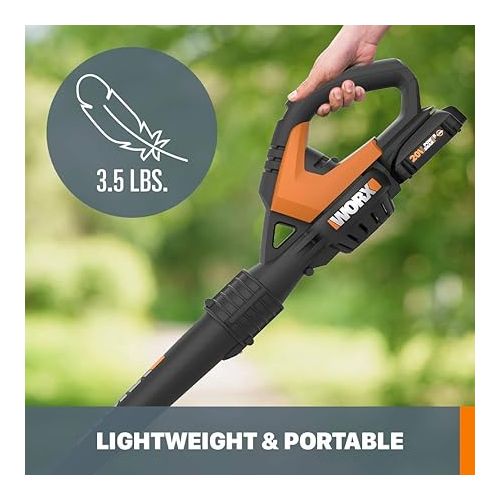  Worx WG545.9 20V Work Air Lithium Multi-Purpose Blower/Sweeper/Cleaner Tool ONLY