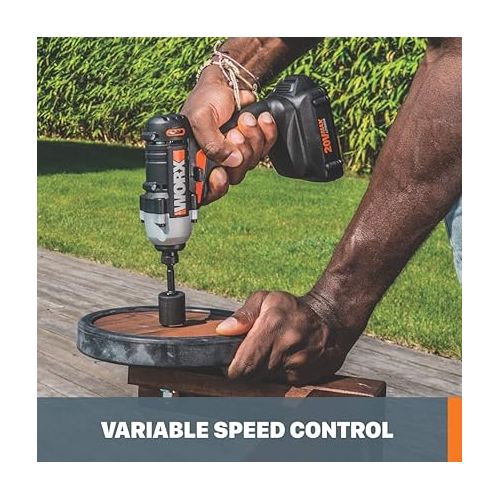  Worx WX291L.9 20V Power Share Cordless Impact Driver (Tool Only)